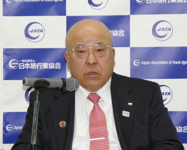 ＪＡＴＡの田川博己会長