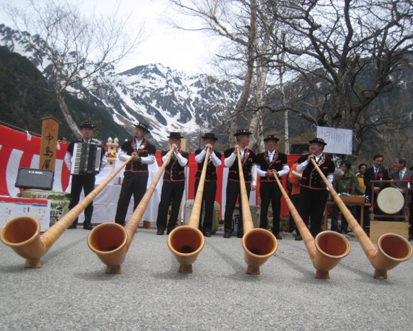 上高地開山祭