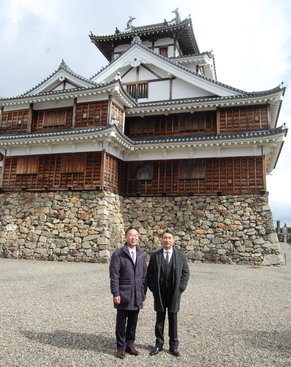 福知山市長とクリス・ペプラーさん