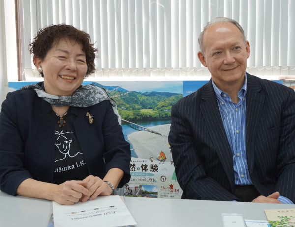 イワン・プロホロフさんと加代子ご夫妻