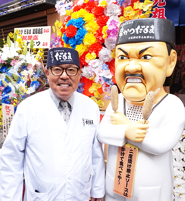 道頓堀商店会上山勝也会長