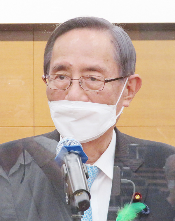 自民党・観議連の細田会長