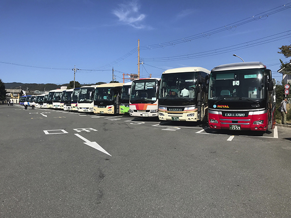 貸切バス運賃が値上げ