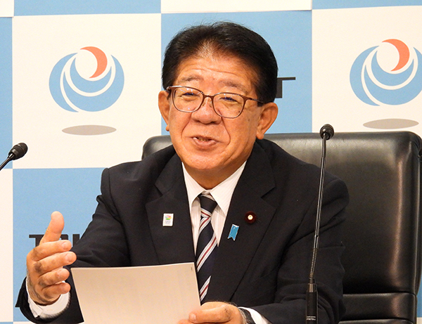 金子恭之国土交通大臣