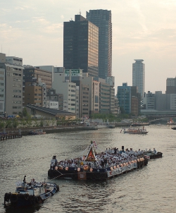 天神祭船渡御