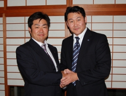 井上部長と横山次期部長